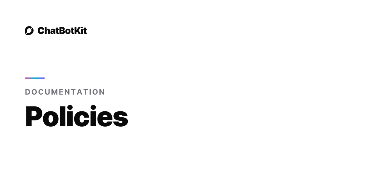 Policies
