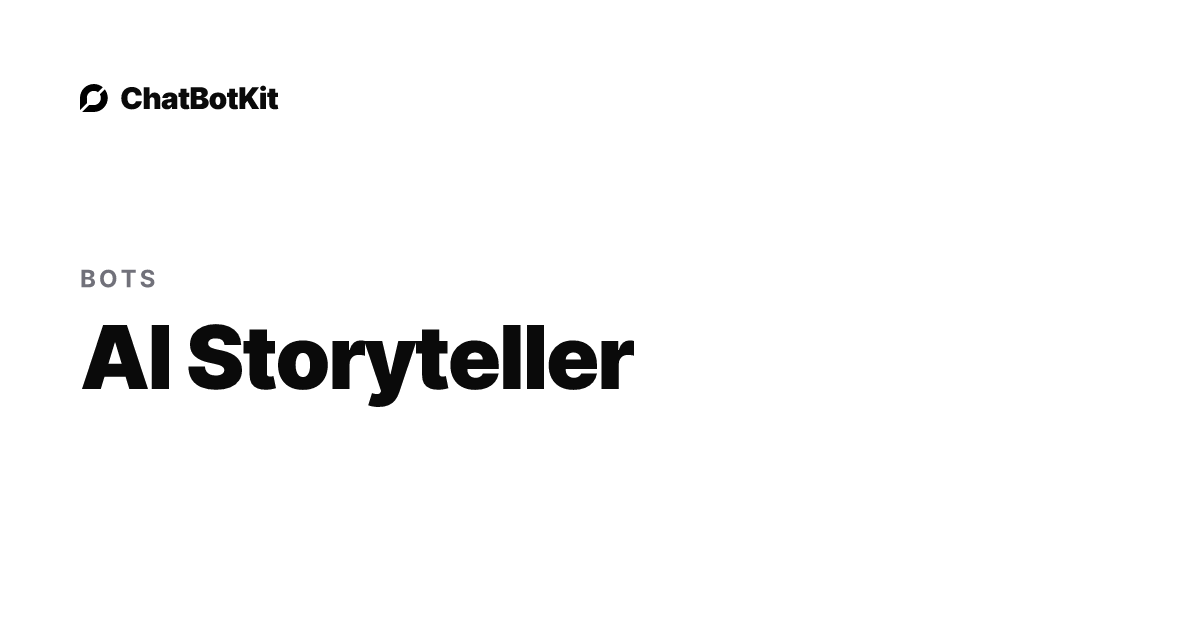 AI Storyteller