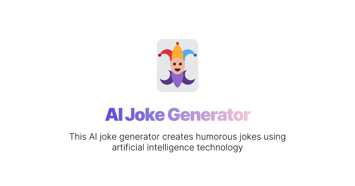 AI Joke Generator