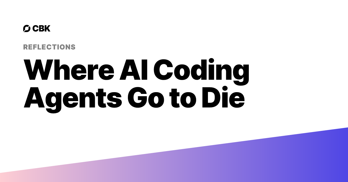 Where AI Coding Agents Go to Die